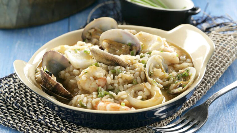 Foto de Risotto Fruits de Mer Traditionnel