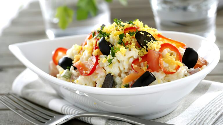 Foto de Salade de riz à la mayonnaise