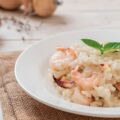 Risotto cigala aux crevettes et aux calamars