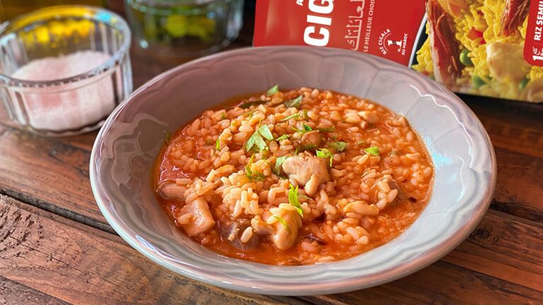 Foto de Riz bouilli au poulet