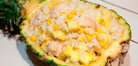 Salade de Riz à l’Ananas
