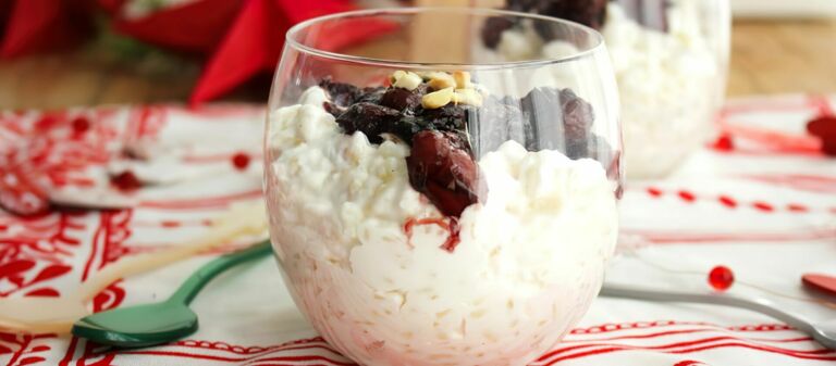 Foto de Dessert de riz aux cerises