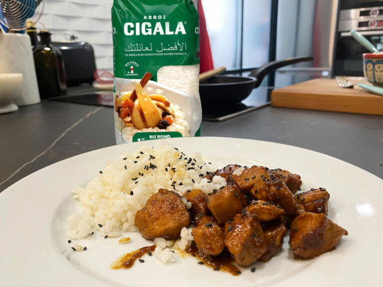 Foto de Riz au poulet teriyaki