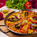 paella de fruits de mer Arroz Cigala