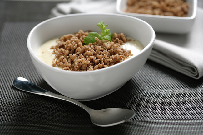 Foto de Riz gonflé à la crème d’oranger