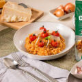 Riz à la tomate douce et au basilic