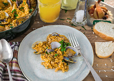 Recette de riz aux palourdes