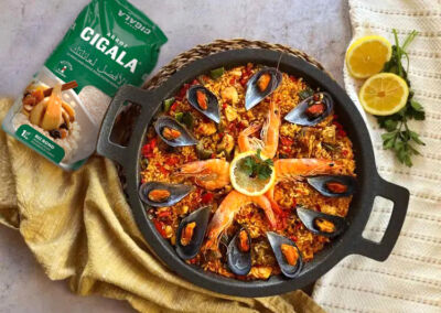 Paella mixte