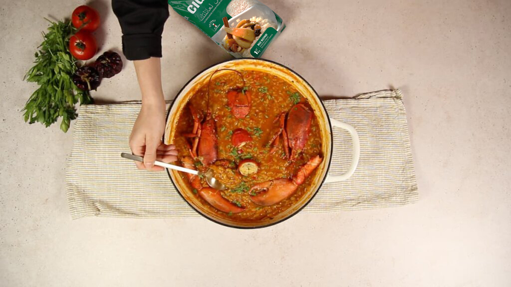 Recette de riz au homard de grand-mère. Étape 6 : Laisser reposer 