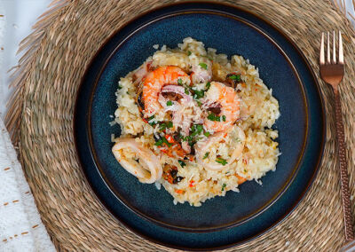 Risotto fruits de mer : Recette marine exquise