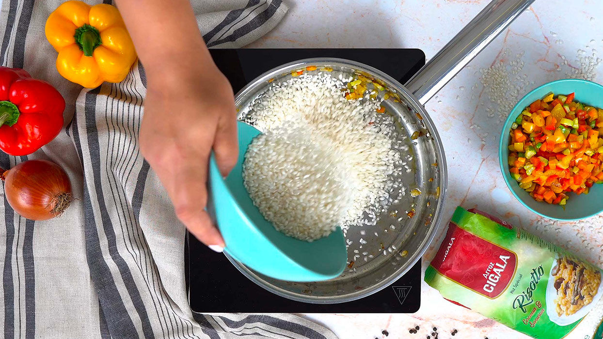 Risotto lait de coco : Cuisson du riz et l'ajout du lait de coco 2