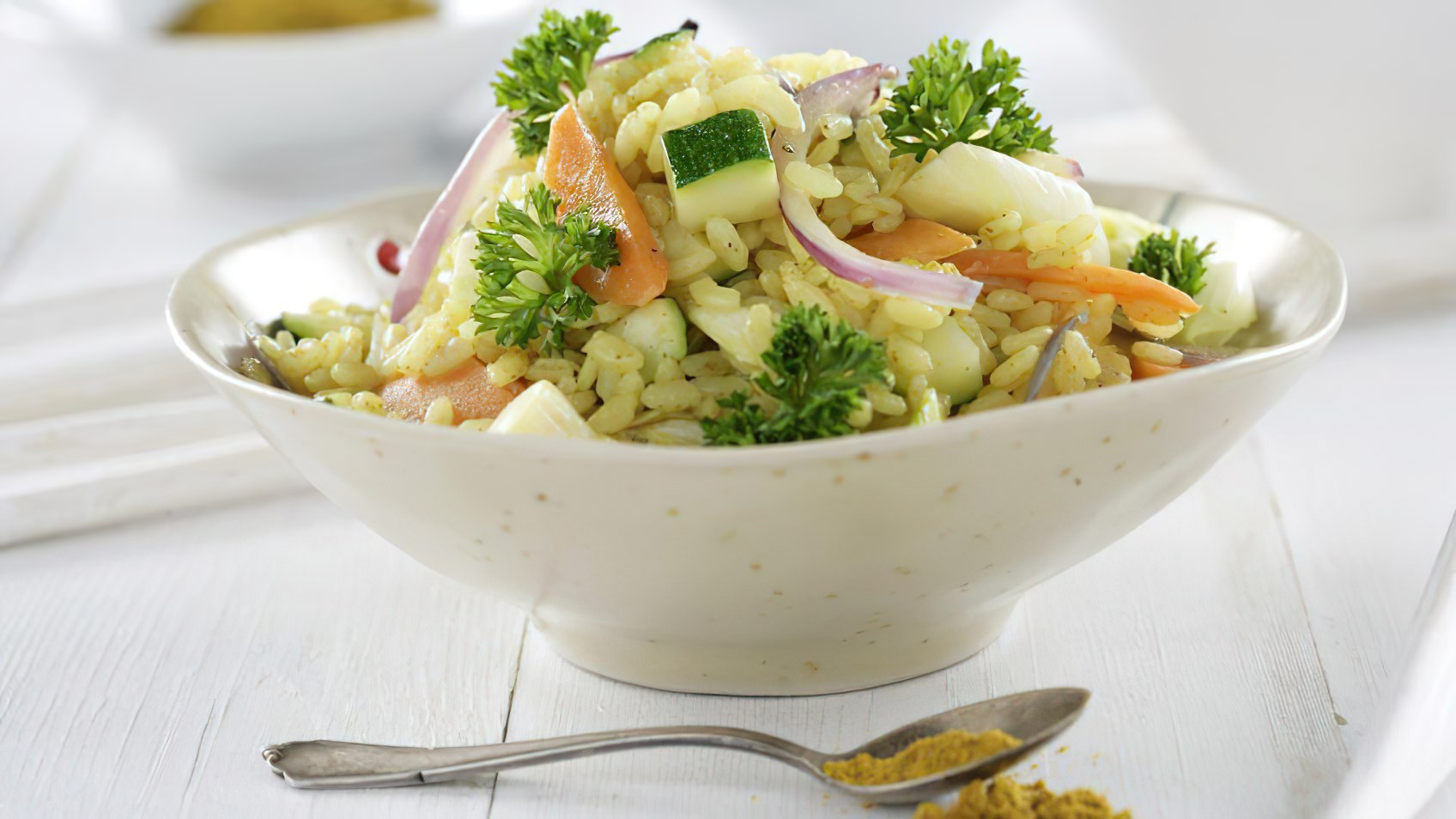 Riz aux légumes et au curry