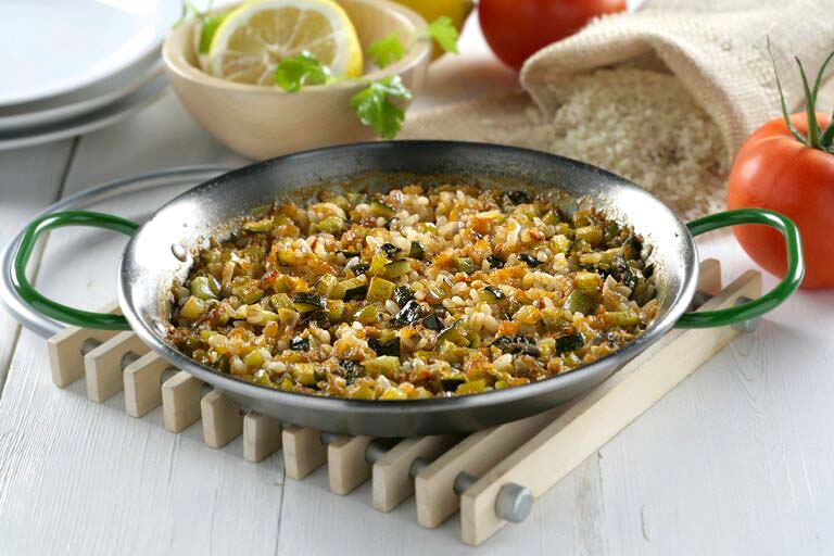 Foto de Riz aux légumes verts