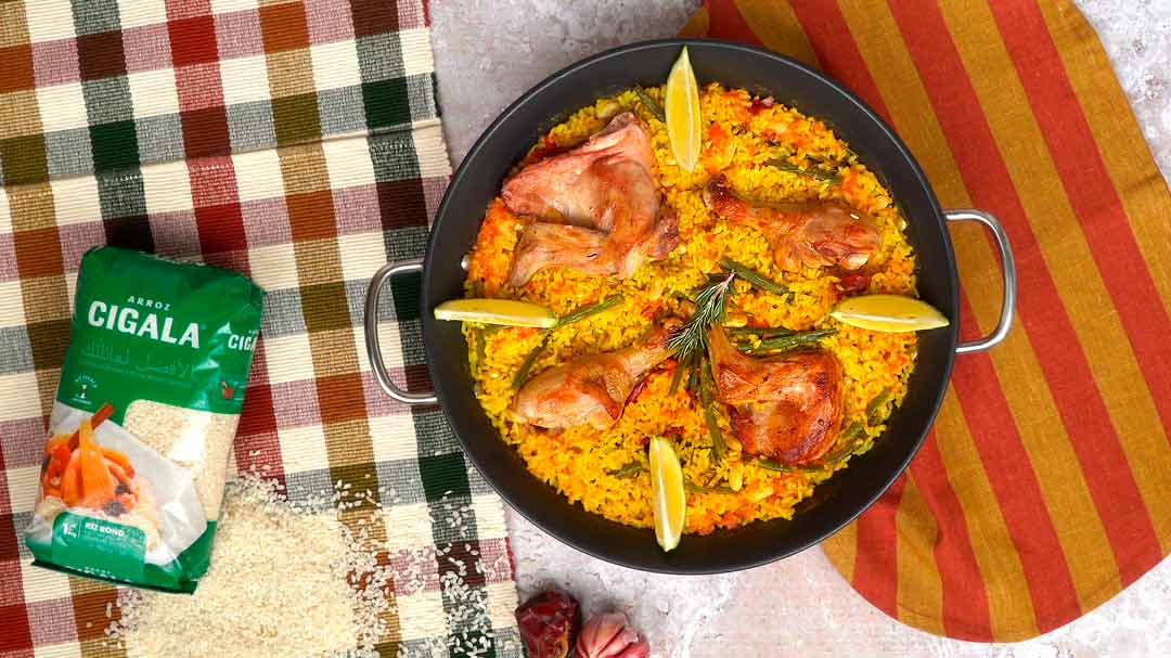 Paella valencienne : Finalisation et assaisonnement