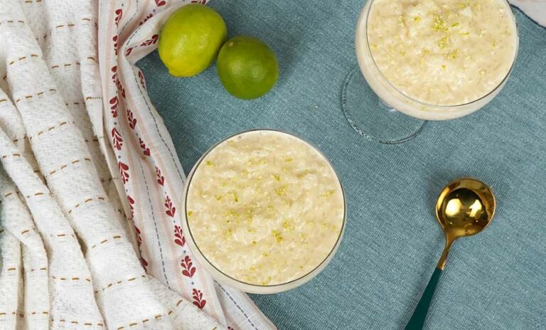 Riz au lait végétal, délice d'enfance