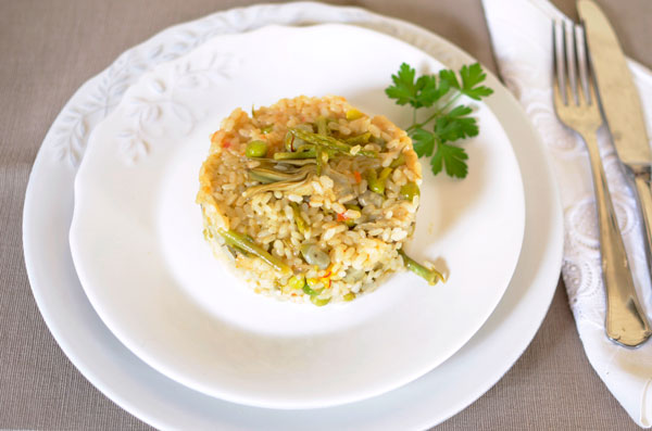 Foto de Riz aux légumes de saison