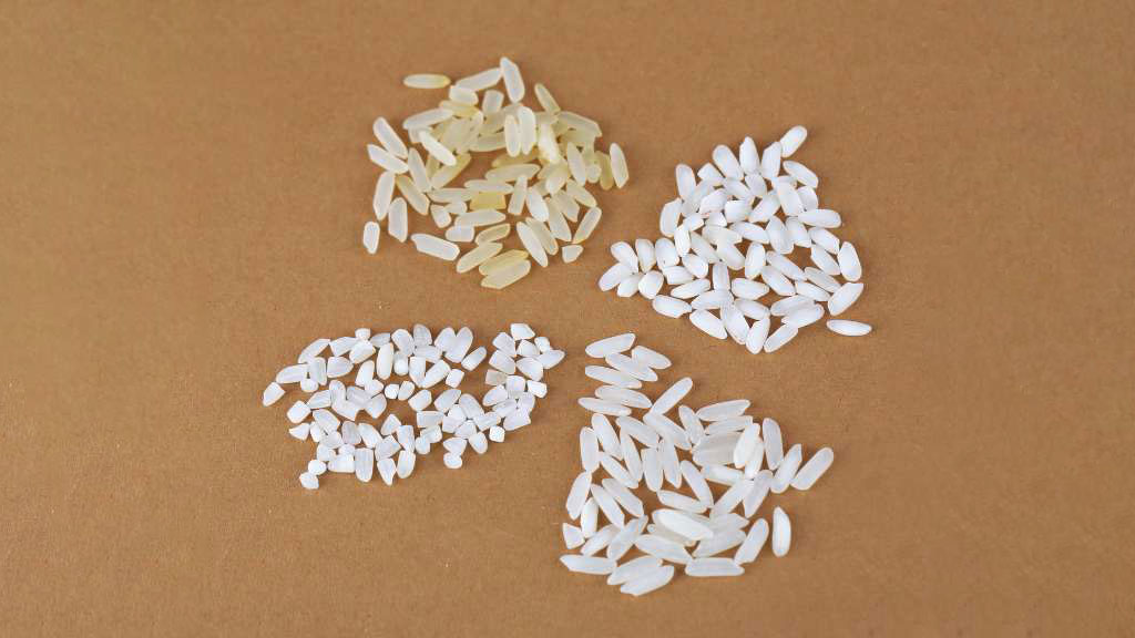quatre variétés de riz blanc et leur bienfaits