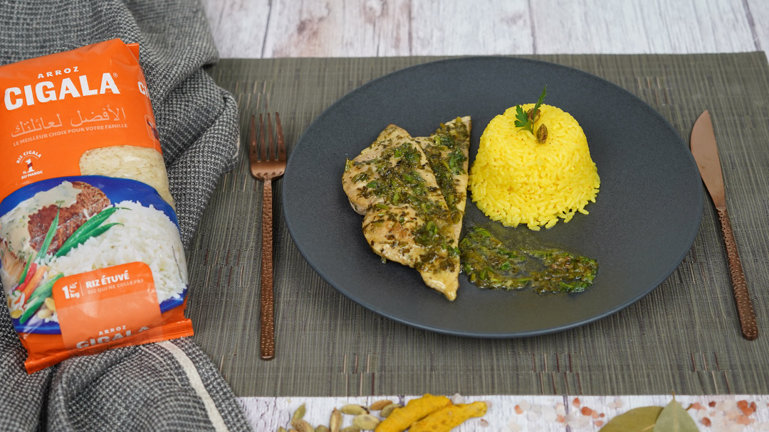 recette riz pour accompagner le poisson: Servir le riz avec le poisson