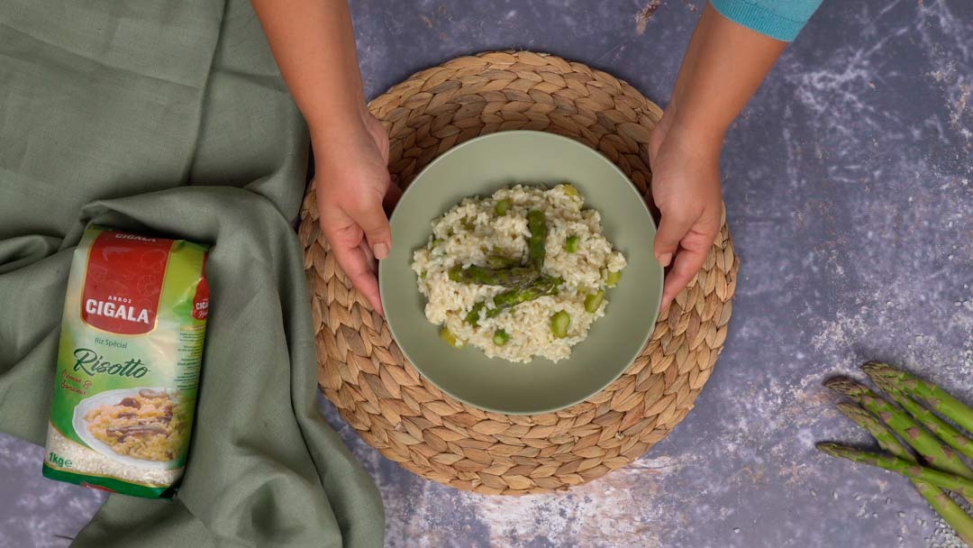 asparagus risotto: Présentation