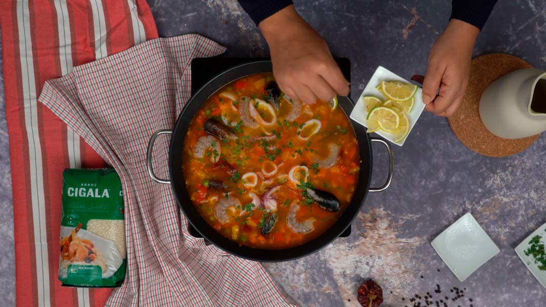 paella marocaine: Présentation