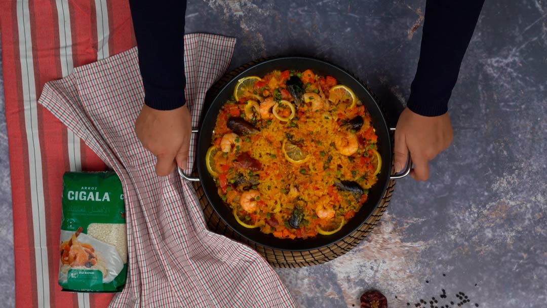 paella marocaine: Repos et Dressage