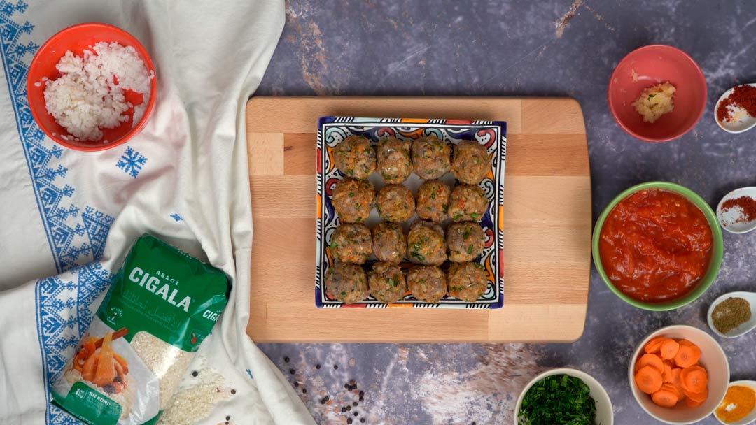 tajine de boulettes de sardines: Préparation des boulettes de sardines