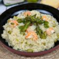 risotto asparagi e gamberetti