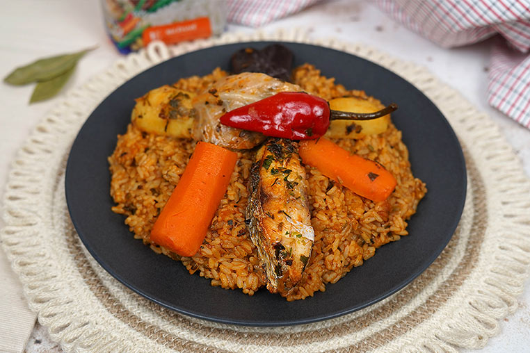 Foto de الأرز بالسمك السنغالي – وصفة أصيلة وسهلة