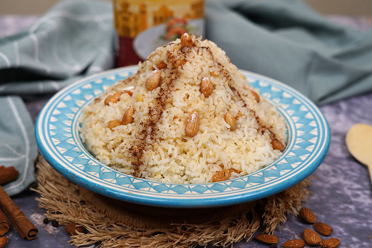 Foto de Riz aux Amandes – Saveur et Élégance à Votre Table!