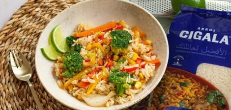 imagen receta Riz aux légumes sautés : Recette facile et délicieuse