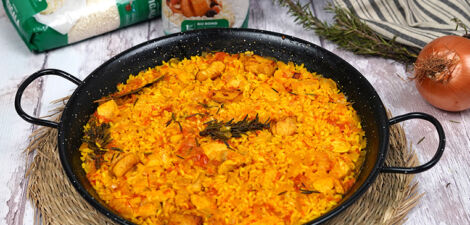 recette paella poulet