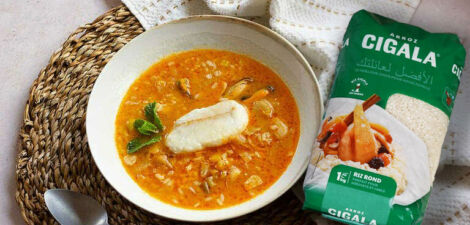 soupe riz poisson