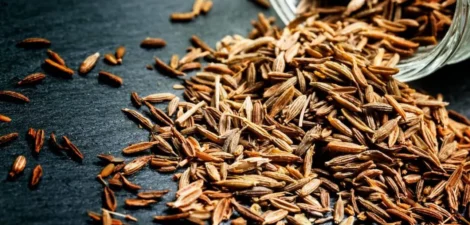 cumin les épices pour le riz brut