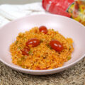 riz et sauce tomate