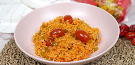 riz et sauce tomate