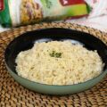 plat de risotto aromatisé au thym