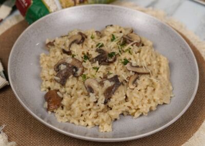 Risotto aux champignons: Un délice Italien
