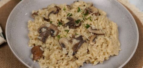 imagen receta Risotto aux champignons: Un délice Italien