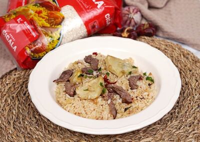 Riz aux artichauts