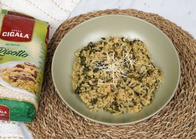 Risotto aux épinards