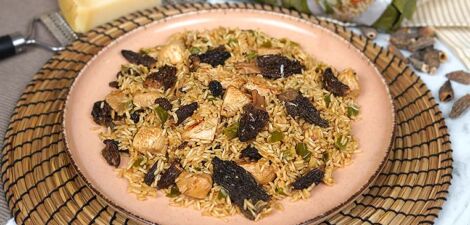 imagen receta الأرز بالدجاج والفطر