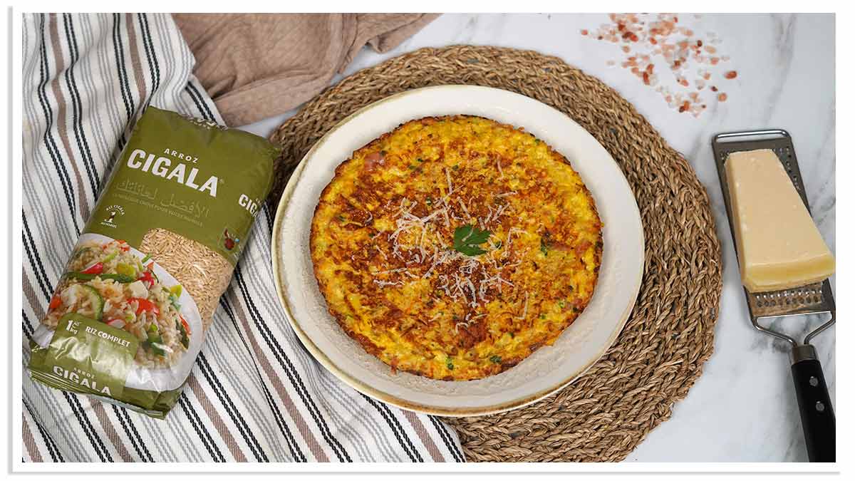 الطبق النهائي لتورتيلا الأرز الكامل أرز سيكالا