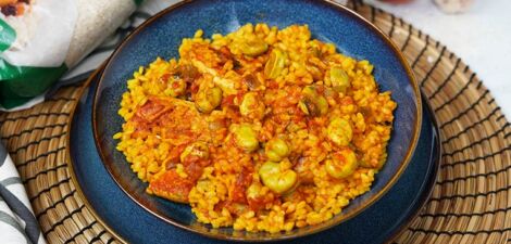 imagen receta Riz au lapin et aux légumes