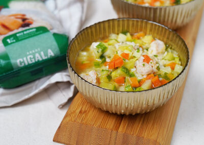 Soupe de riz au poisson